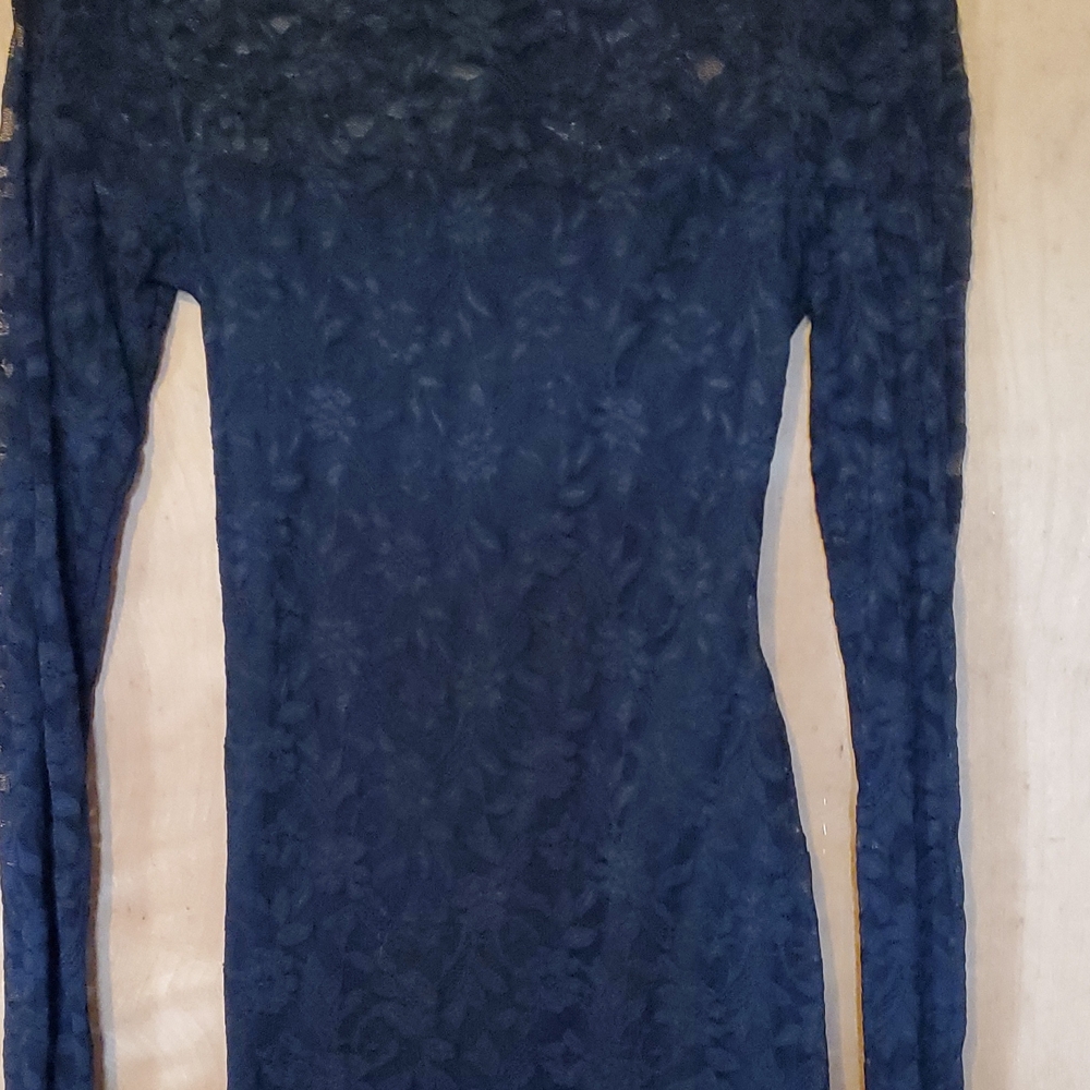 Moda International Black Lace Overlay Cocktail Dress - Picture 4 of 4